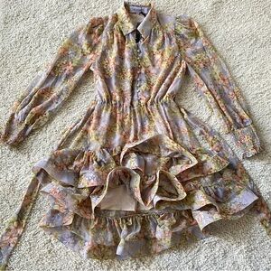 NEW‼️ELLIATT Sahara Floral Mini Day Dress in Purple